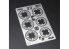 Hasegawa maquette moto 21767 Disques de feins photogravés pour Honda XLR250R 1/12