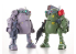 HASEGAWA maquette 64814 Série de collaboration MechatroWego Bottoms Vol. 3 Melukiakara et Red Shoulder Custom 1/35