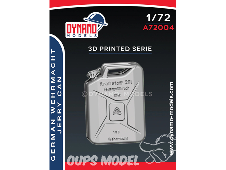 Dynamo models accessoires A72004 Jerry can Allemands Wehrmacht x10 1/72
