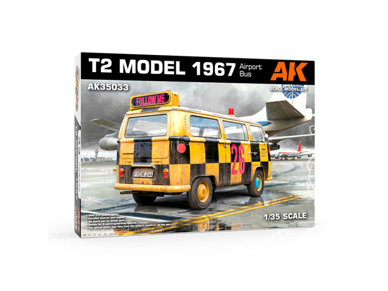 AK maquette 35033 VW T2 MODELE 1967 AIRPORT BUS 1/35