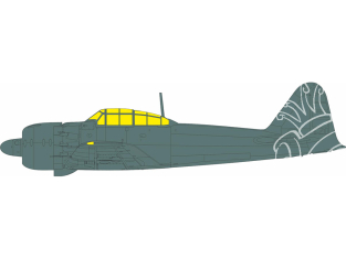 Eduard Express Mask JX336 A6M5 Zero TFace Tamiya 1/32