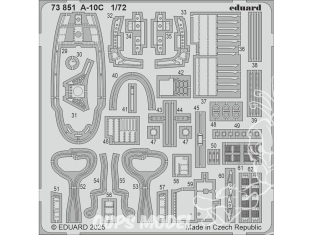 Eduard photodecoupe avion 73851 Amélioration A-10C Great Wall Hobby 1/72
