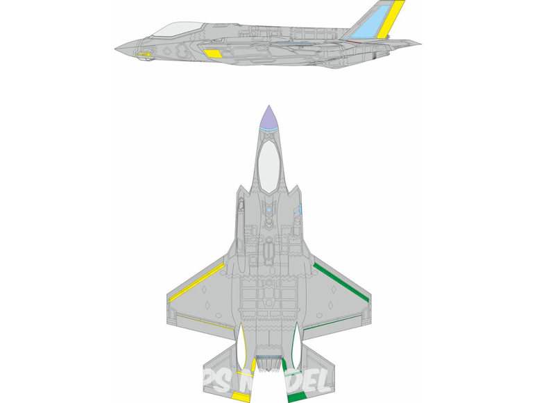 Eduard Express Mask CX694 F-35A RAM Coating Late Revell 1/72