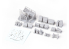 EDUARD kit d&#039;amélioration Brassin Print 635039 Equipement radio Sd.Kfz. 251/6 Ausf.C Dragon 1/35