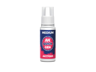 Ak interactive peinture acrylique 3G AK17080 MEDIUM POUR PEINTURES QUICK GEN 18ml
