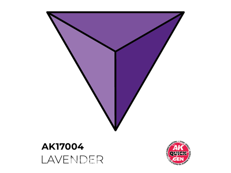 Ak interactive peinture acrylique 3G AK17004 LAVANDE QUICK GEN COLOR 18ml