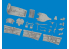 Eduard kit d&#039;amelioration avion brassin Print 6481124 Cockpit avec siège Late P-40E Eduard 1/48