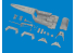 Eduard kit d&#039;amelioration avion brassin Print 6481104 Cockpit Focke Wulf Fw 190A-4 Eduard 1/48