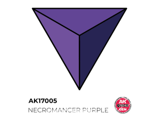 Ak interactive peinture acrylique 3G AK17005 NECROMANCIEN POURPRE QUICK GEN COLOR 18ml