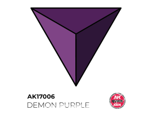 Ak interactive peinture acrylique 3G AK17006 DÉMON VIOLET QUICK GEN COLOR 18ml