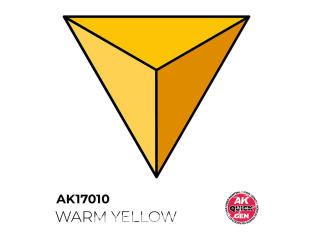 Ak interactive peinture acrylique 3G AK17010 JAUNE CHAUD QUICK GEN COLOR 18ml