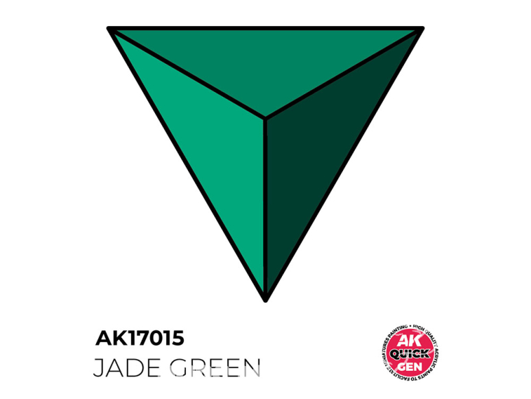 Ak interactive peinture acrylique 3G AK17015 VERT JADE QUICK GEN COLOR 18ml