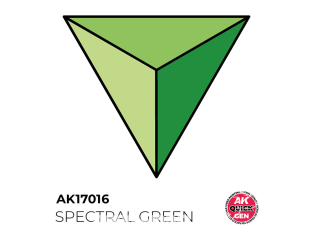 Ak interactive peinture acrylique 3G AK17016 VERT SPECTRAL QUICK GEN COLOR 18ml