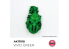 Ak interactive peinture acrylique 3G AK17018 VERT VIF QUICK GEN COLOR 18ml