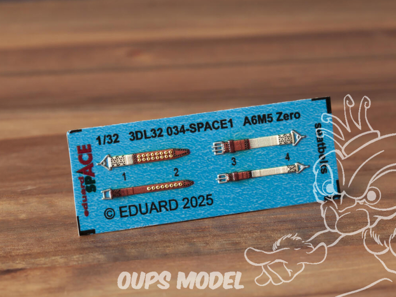 Eduard Space décalques 3D 3DL32034 Harnais A6M5 Zero Tamiya 1/32