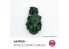 Ak interactive peinture acrylique 3G AK17019 VERT FONCÉ ESPACE QUICK GEN COLOR 18ml