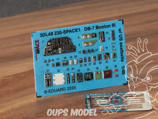 Eduard Space décalques 3D 3DL48230 DB-7 Boston III avec harnais US HK Models 1/48