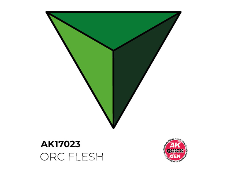 Ak interactive peinture acrylique 3G AK17023 CHAIR D'ORQUE VERT QUICK GEN COLOR 18ml