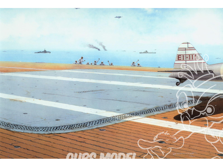 Eduard accessoires 8803 Pont de porte avion marine japonaise 1/48
