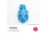 Ak interactive peinture acrylique 3G AK17024 BLEU GLACIER QUICK GEN COLOR 18ml