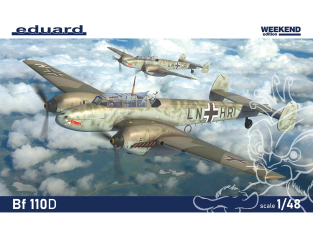 EDUARD maquette avion 8409 Messerchmitt Bf 110D WeekEnd Edition 1/48