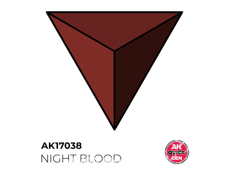 Ak interactive peinture acrylique 3G AK17037 ROUGE INFERNAL QUICK GEN COLOR 18ml