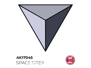 Ak interactive peinture acrylique 3G AK17045 GRIS ESPACE QUICK GEN COLOR 18ml