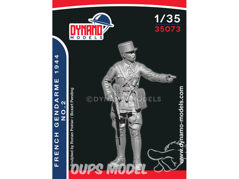 Dynamo models figurine 35073 Gendarme Français 1944 N°2 1/35