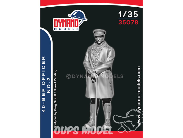 Dynamo models figurine 35078 Officier BEF 1940 No.2 1/35