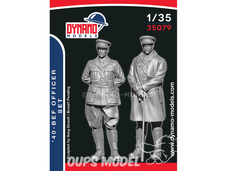 Dynamo models figurine 35079 Officiers BEF 1940 Set de 2 figurines 1/35