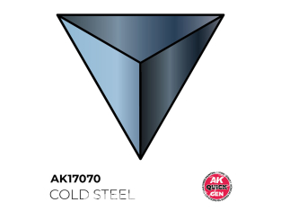 Ak interactive peinture acrylique 3G AK17070 ACIER FROID QUICK GEN COLOR 18ml