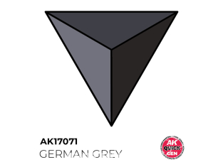 Ak interactive peinture acrylique 3G AK17071 GRIS ALLEMAND QUICK GEN COLOR 18ml