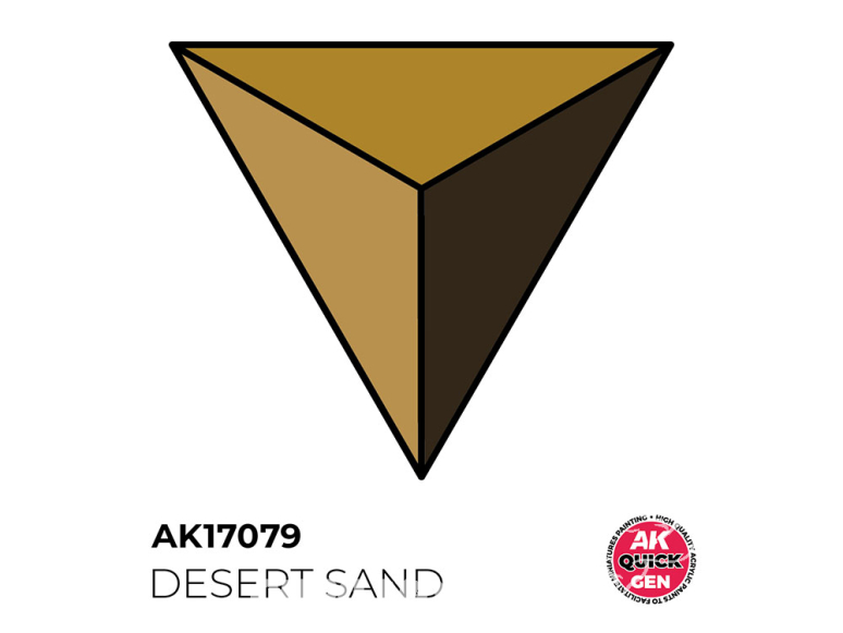 Ak interactive peinture acrylique 3G AK17079 SABLE DU DÉSERT QUICK GEN COLOR 18ml