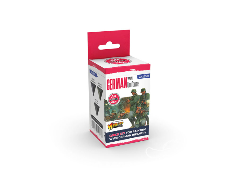 Ak interactive peinture acrylique 3G AK17501 UNIFORMES ALLEMANDS WWII QUICK GEN COLOR 18ml