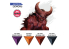 Ak interactive peinture acrylique 3G AK17509 DEMONS QUICK GEN COLOR Set 4x18ml