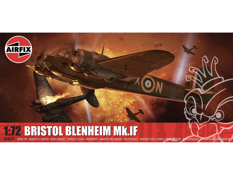 AIRFIX maquettes avion A04059 Bristol Blenheim Mk.IF 1/72