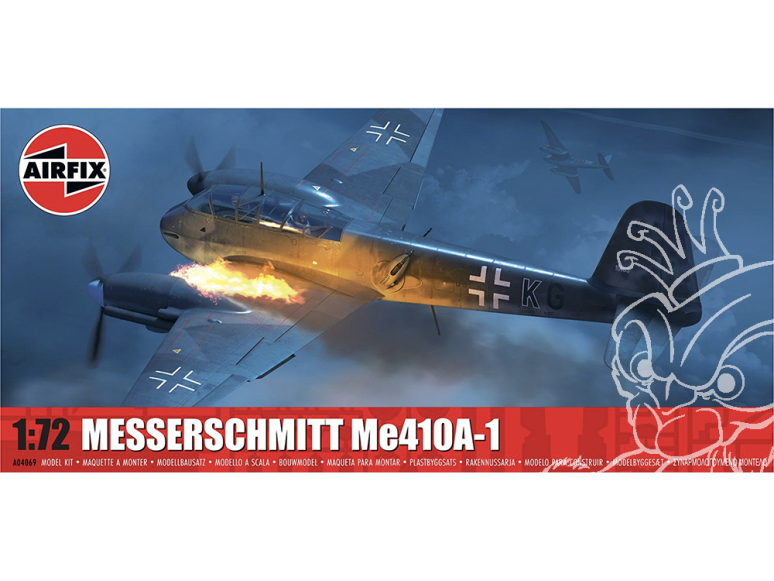 AIRFIX maquettes avion A04069 Messerschmitt Me410A-1 1/72
