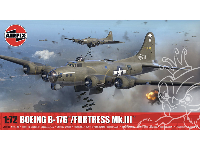 AIRFIX maquettes avion A08018A Boeing B-17G / Fortress Mk.III 1/72