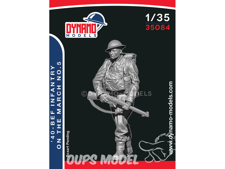 Dynamo models figurine 35084 Fantassin BEF en marche 1940 No.5 1/35