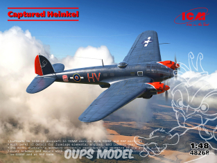 Icm maquette avion 48268 Heinkel capturé 1/48