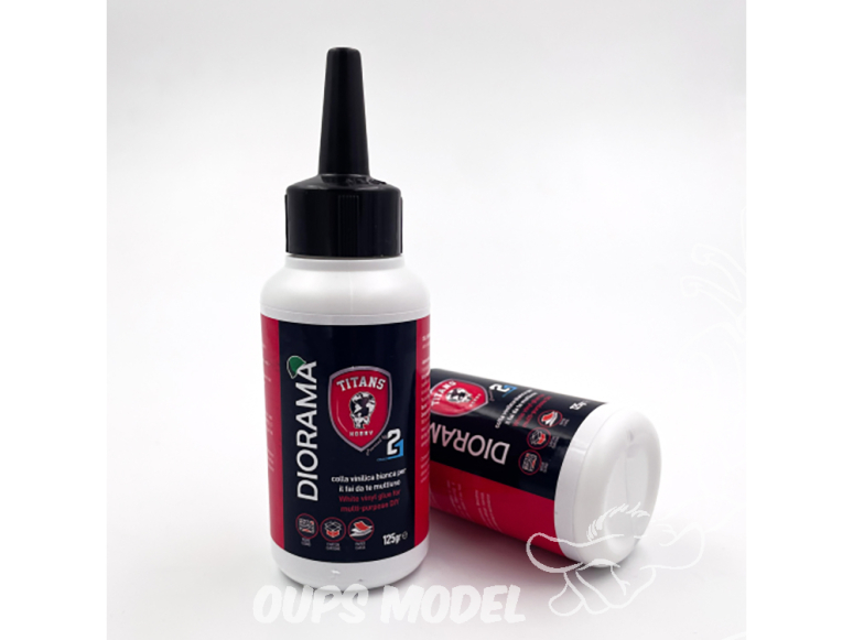 Titans Hobby accessoire TTH502 Colle blanche extra forte pour diorama 125gr