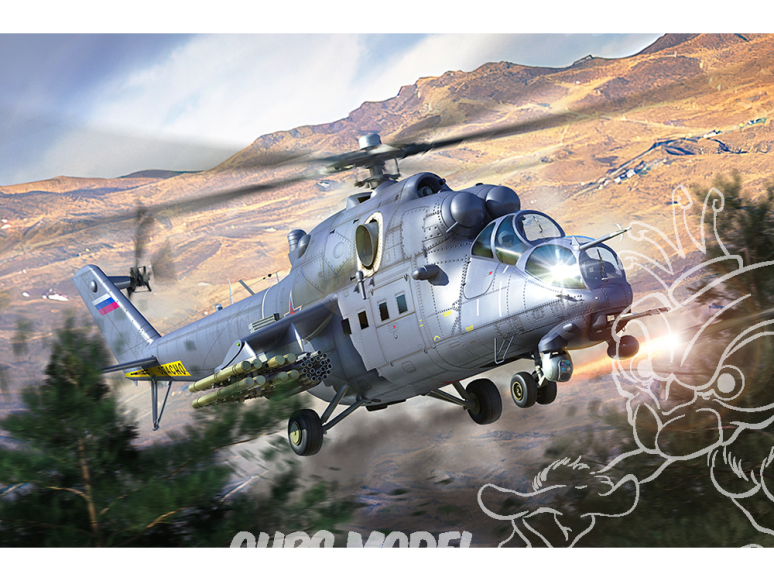 Trumpeter maquette hélicoptére 05830 Mil Mi-35M Hind-E 1/48