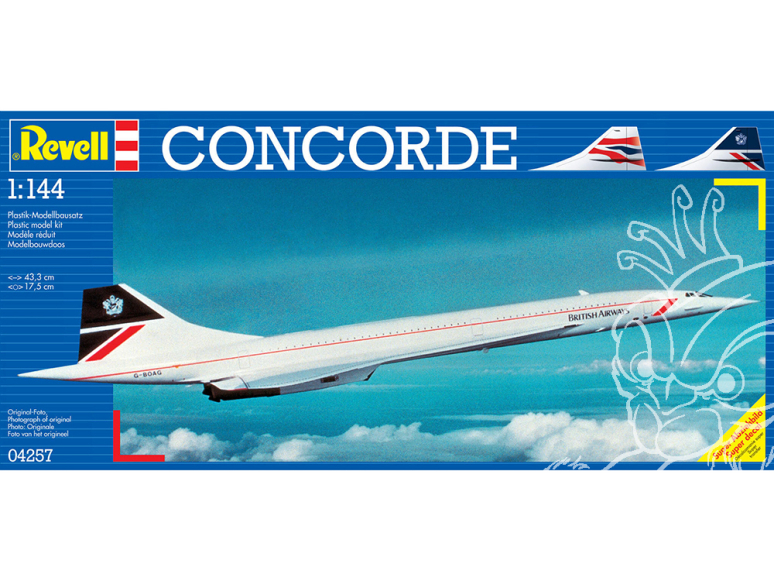 Revell maquette avion 04257 CONCORDE BRITISH AIRWAYS 1/144