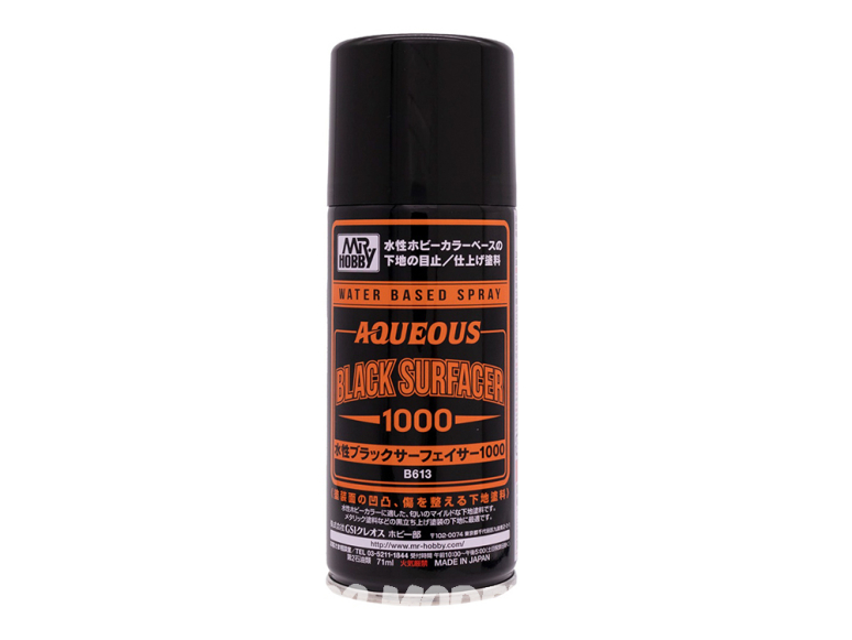 Mr Hobby b613 Bombe NOIR AQUEUX 1000 SURFACER 132g