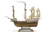 Airfix maquette bateau A55114 Starter Set Mary Rose 1/400