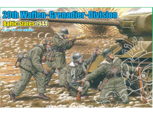DRAGON maquette militaire 6477 20th Waffen-Grenadier-Division 1/