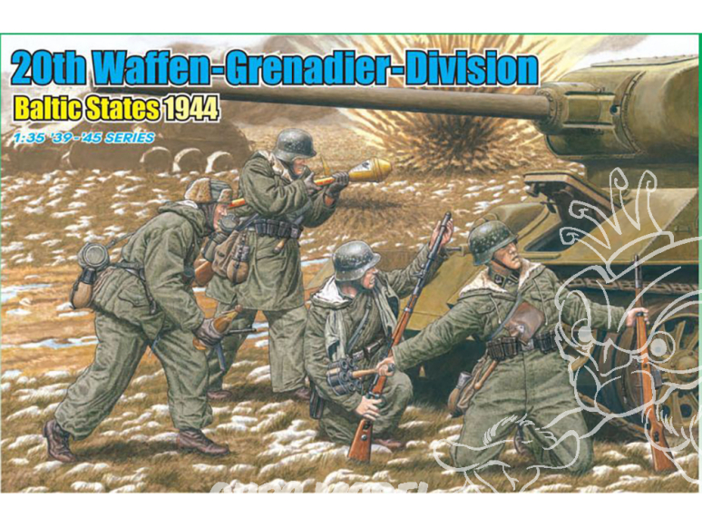 DRAGON maquette militaire 6477 20th Waffen-Grenadier-Division 1/
