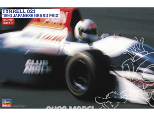 HASEGAWA maquette voiture 20738 Tyrrell 021 Grand Prix du Japon 1993 1/24