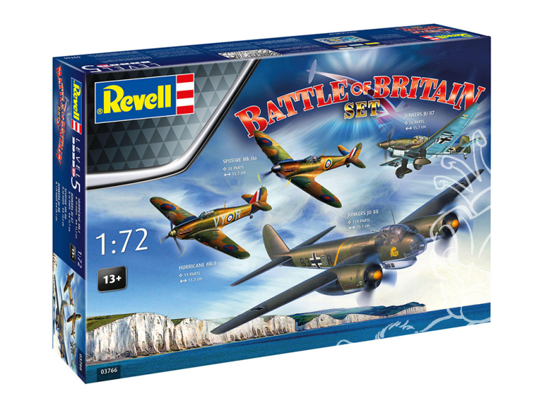 Revell maquette avion 03766 Battle of Britain 85th Anniversary Set 1/72