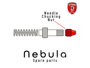 Titans Hobby pièce aérographe TTH058-16 Ecrou de serrage d'aiguille Nebula